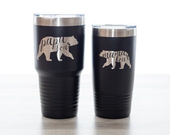 Personalized RTIC or Polar Camel 20 or 30 ounce tumbler, Laser engraved tumbler, Groomsmen tumbler, customized tumbler, personalized bottle