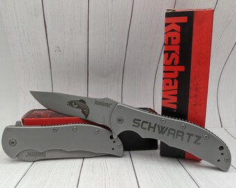 Personalized Kershaw Volt pocket knife, Engraved knife, Personalized knife, Personalized EDC, Engraved EDC