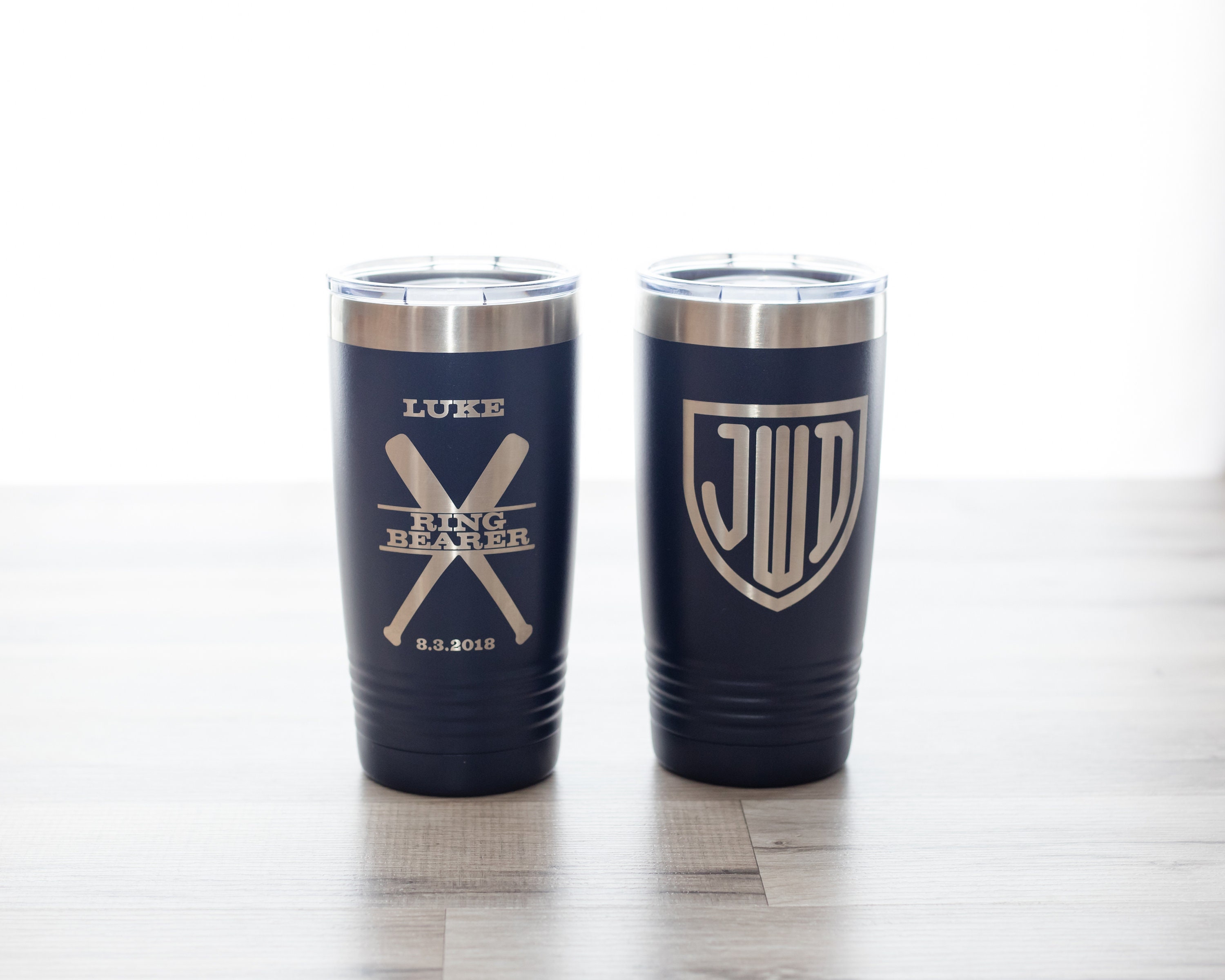 Laser engraved tumbler, Personalized RTIC or Polar Camel 20 or 30 ounce tumbler, Groomsmen tumbler, customized tumbler, engraved tumbler