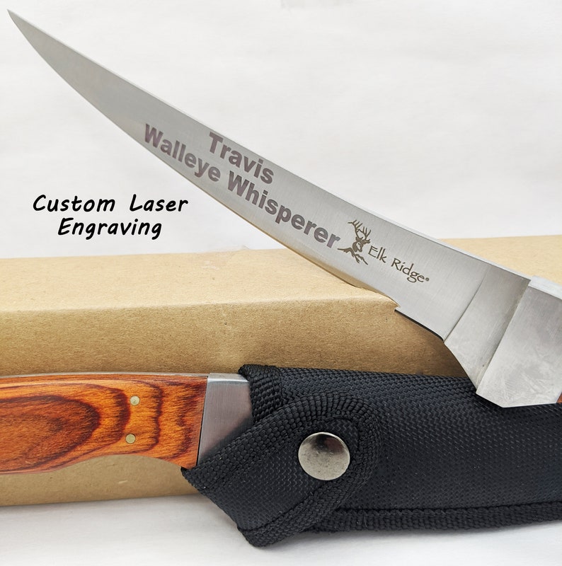 Personalized Fillet Knife Engraved Fillet Knife Customized Etsy