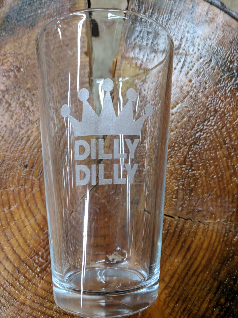 Laser engraved pint glass engraved beer glass monogrammed Etsy