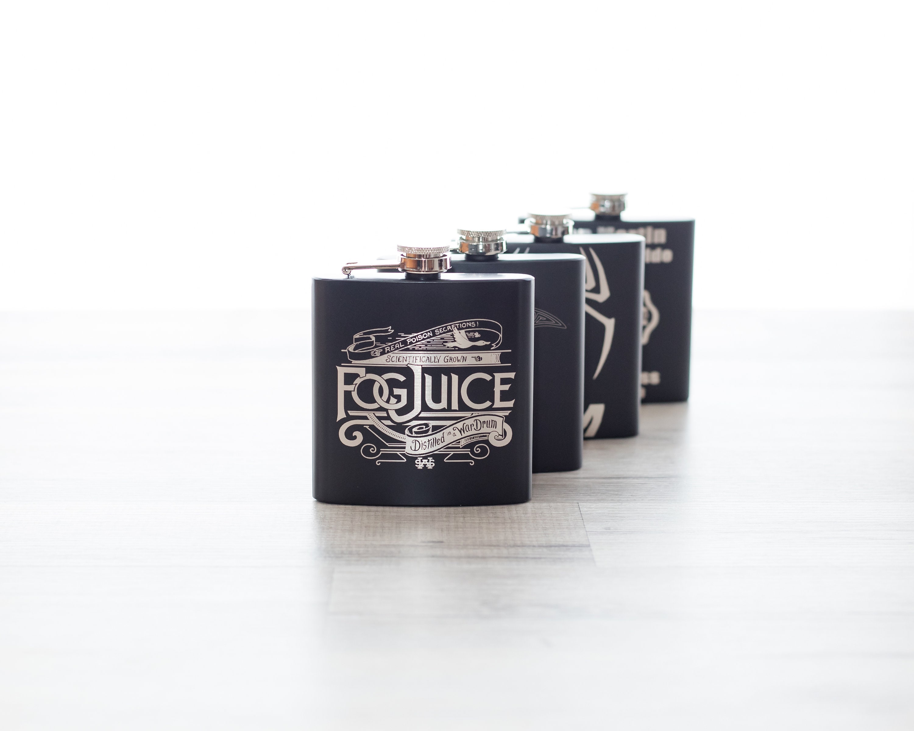 Laser engraved flask Laser engraved flask