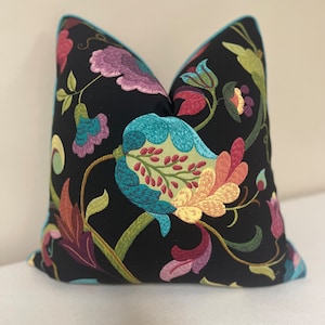 Decorative Pillow Cover Bold Floral Print