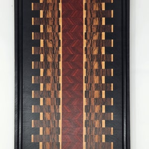 Patterned End Grain Cutting Board