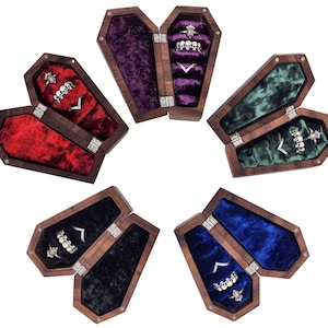 Coffin Ring Box 5 Colors