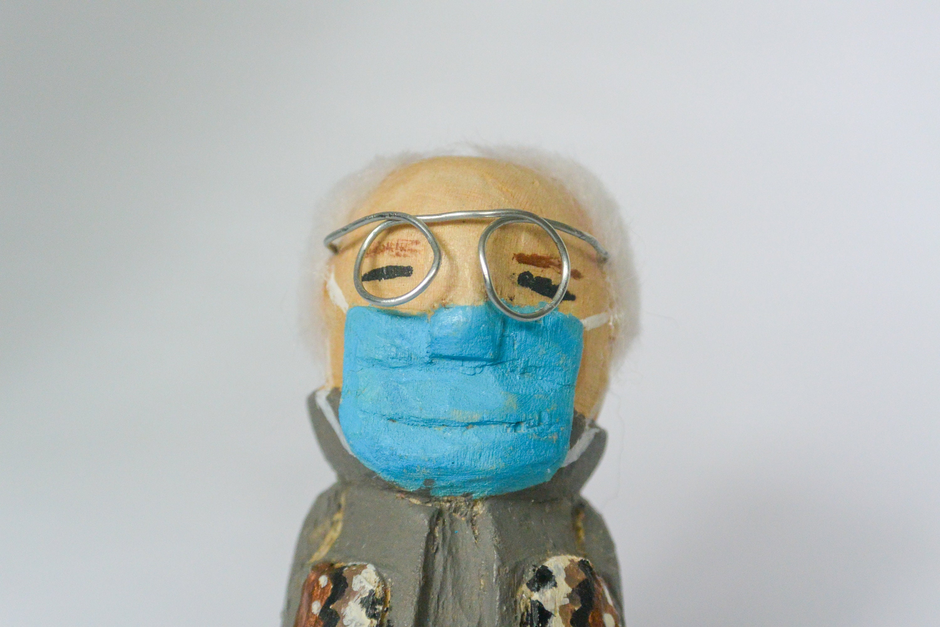 Bernie Sanders Mittens Whittled Figurine - Il Fullxfull.2885187395 S5l2 Bernie Sanders Mittens Whittled Figurine - Il Fullxfull.2885187395 S5l2