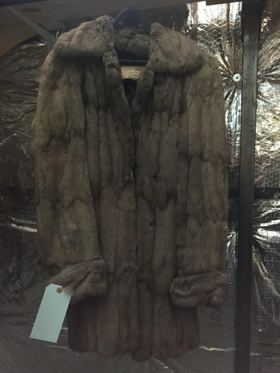 Grey Squirrel Fur Coat