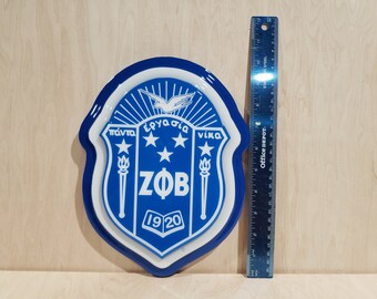 Zeta Phi Beta Wood Shield