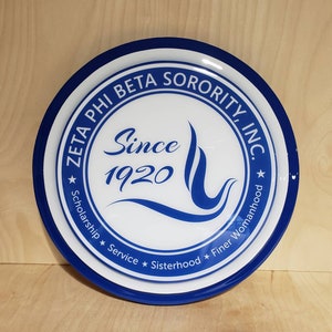 Zeta Phi Beta Seal Plaque 10 inch