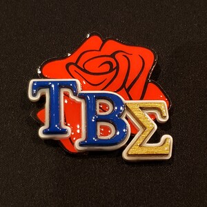 Tau BETA SIGMA Rose Anstecknadel