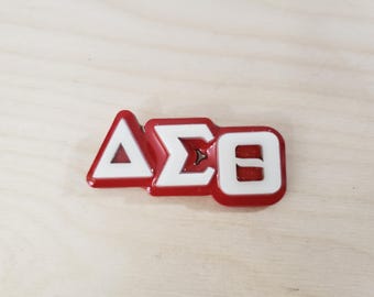Delta Sigma Theta - Mini Letters Lapel Pin