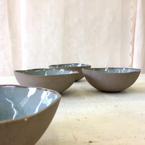 Ceramic bowl, Soup bowl, Mixing bowl, blue ceramic bowl, Serving bowl, Cereal bowl, Pottery bowl, serving dish, blue dish, ramen bowl image 9