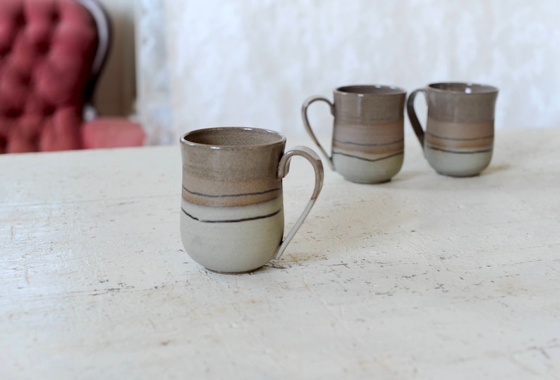 S, M, L, XL, XXL ceramic mug Popon and gloss image 7
