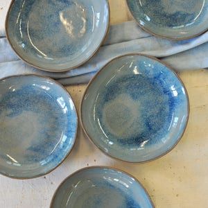 Blue & Grey Ceramic Plate Set of 2 image 2