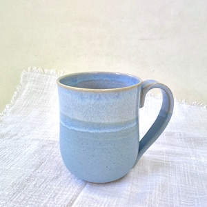 Handmade Pottery Blue Cappuccino Cup with a Saucer by Mad About Pottery –  Mad About Pottery