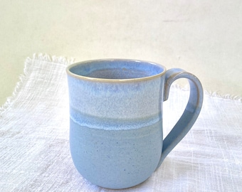 Ceramic mug, blue mug