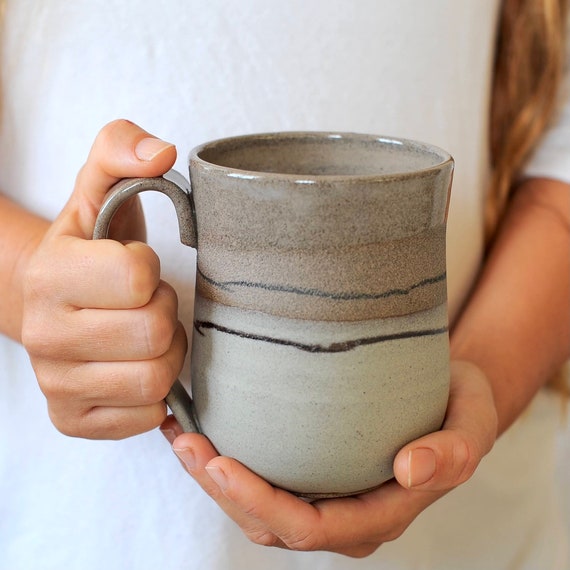 S, M, L, XL, XXL Keramik Becher Popon und Glanz, USA DDP