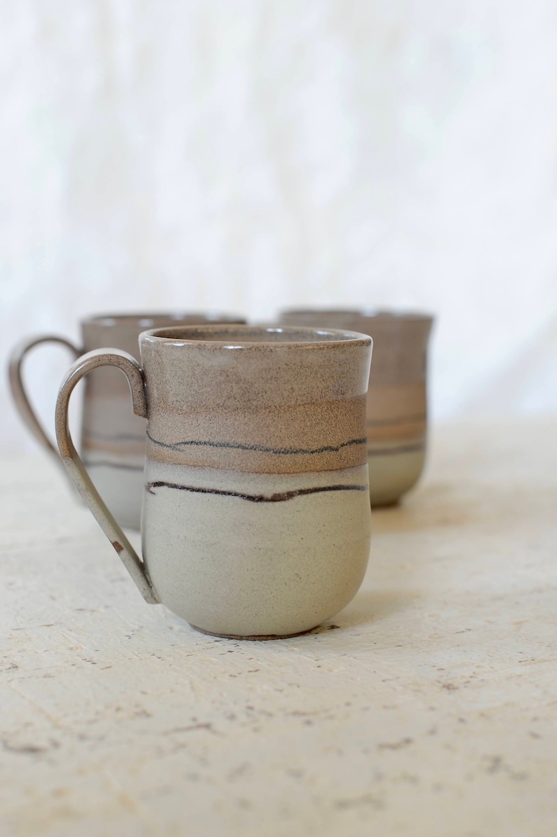 S, M, L, XL, XXL ceramic mug Popon and gloss image 3
