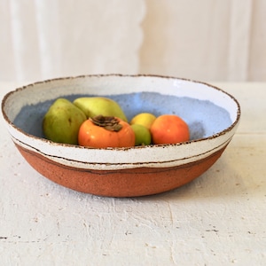 Ceramic bowl, Ceramic bowl, blue bowl, rustic ceramic, Salad bowl, Large bowl, Fruit bowl, Serving bowl, Pottery bowl, rustic bowl,