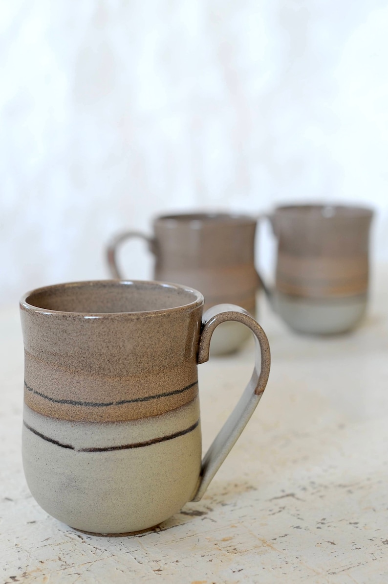 S, M, L, XL, XXL ceramic mug Popon and gloss image 2