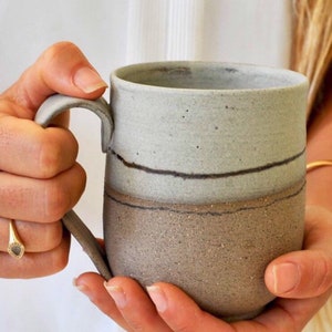 Xxl, Xl, l, M, S size rustic ceramic mug image 2