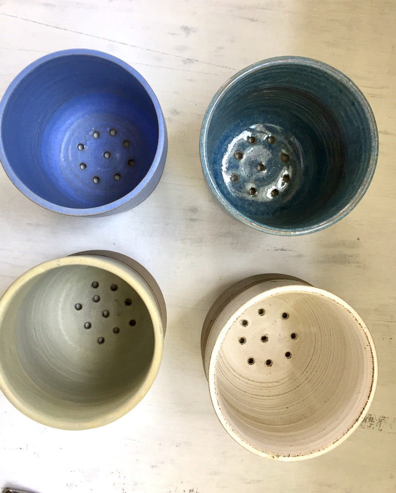 utensils holder pottery pot handmade utensils holder pottery utensils holder cultery dryer Ceramic utensils holder green kitchenware