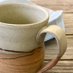 Mug en céramique, unique en son genre, mug en poterie fait main, mug à café en céramique, mug rustique, cadeau pour les amateurs de café, tasse à thé, mugs image 10
