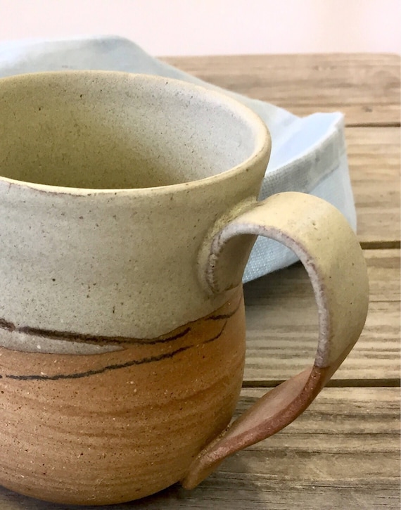 12 oz Handmade Ceramic Coffee Mug High-Capacity Modern-Style