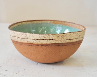 Ceramic bowl, large bowl, salad bowl, serving bowl, centerpiece bowl, rustic bowl, big bowl, pottery bowl, fruits bowl