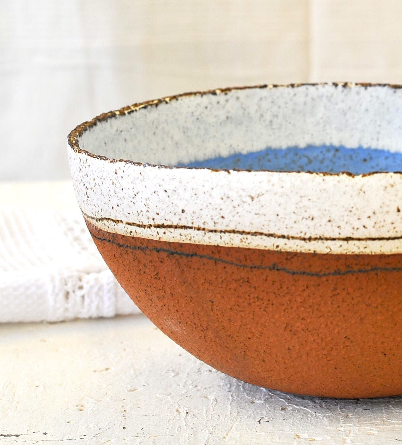 Ceramic Bowl Large Bowl Salad Bowl Serving Bowl Etsy