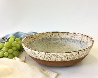 Ceramic bowl, light green bowl, Pottery bowl, Salad bowl, fruit bowl, Serving bowl, Serving bowl, Large bowl, Modern bowl, open bowl