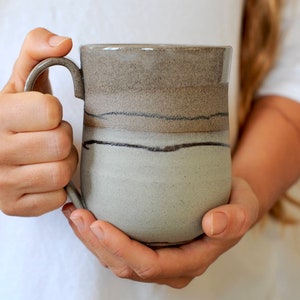 S, M, L, XL, XXL ceramic mug Popon and gloss image 9