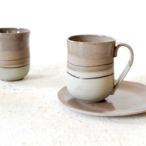 S, M, L, XL, XXL ceramic mug Popon and gloss image 4