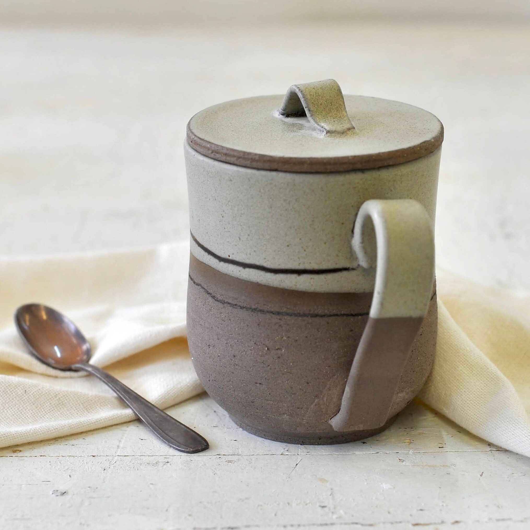 Travel Mug w/ Lid – Handmade Pottery in NC