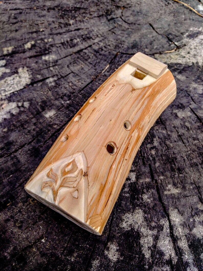 Juniper Ocarina pentatonic A. Wooden ocarina wooden flute Etsy