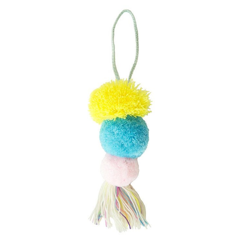 Pompoms Birthday Gift FREE SHIPPING! School accessory Pompoms Tassel Bag accessory Christmas Gift Stocking Stuffers