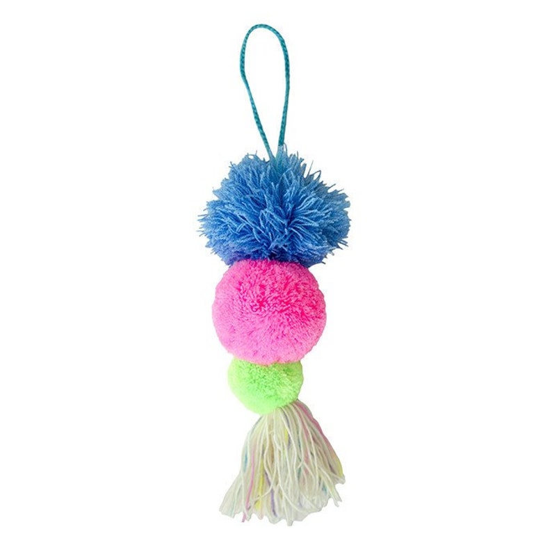 Pompoms Birthday Gift FREE SHIPPING! School accessory Pompoms Tassel Bag accessory Christmas Gift Stocking Stuffers
