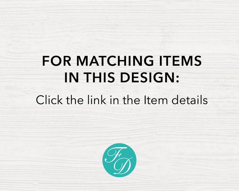 Information about templates that match this funeral program template, which reads For matching items in this design: click the link in the item details.