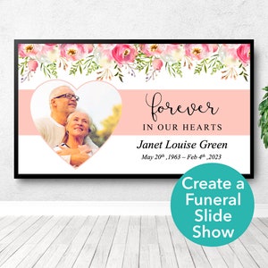 Funeral Video Slideshow Template for Memorial Service | Funeral PowerPoint | Memorial Slideshow | Celebration of Life Video | Tribute | 0131