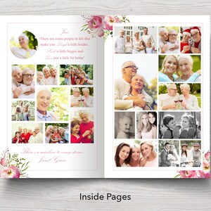 8 Page Funeral Program Template for Woman Eulogy Template Obituary ...