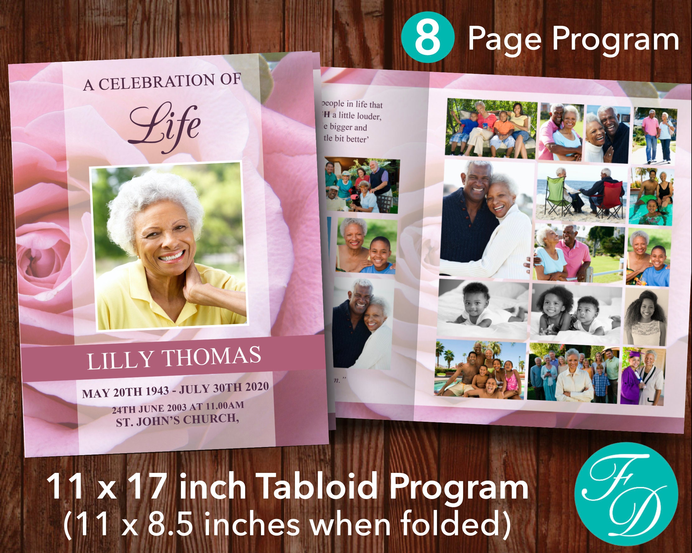 free funeral program template microsoft word 2003