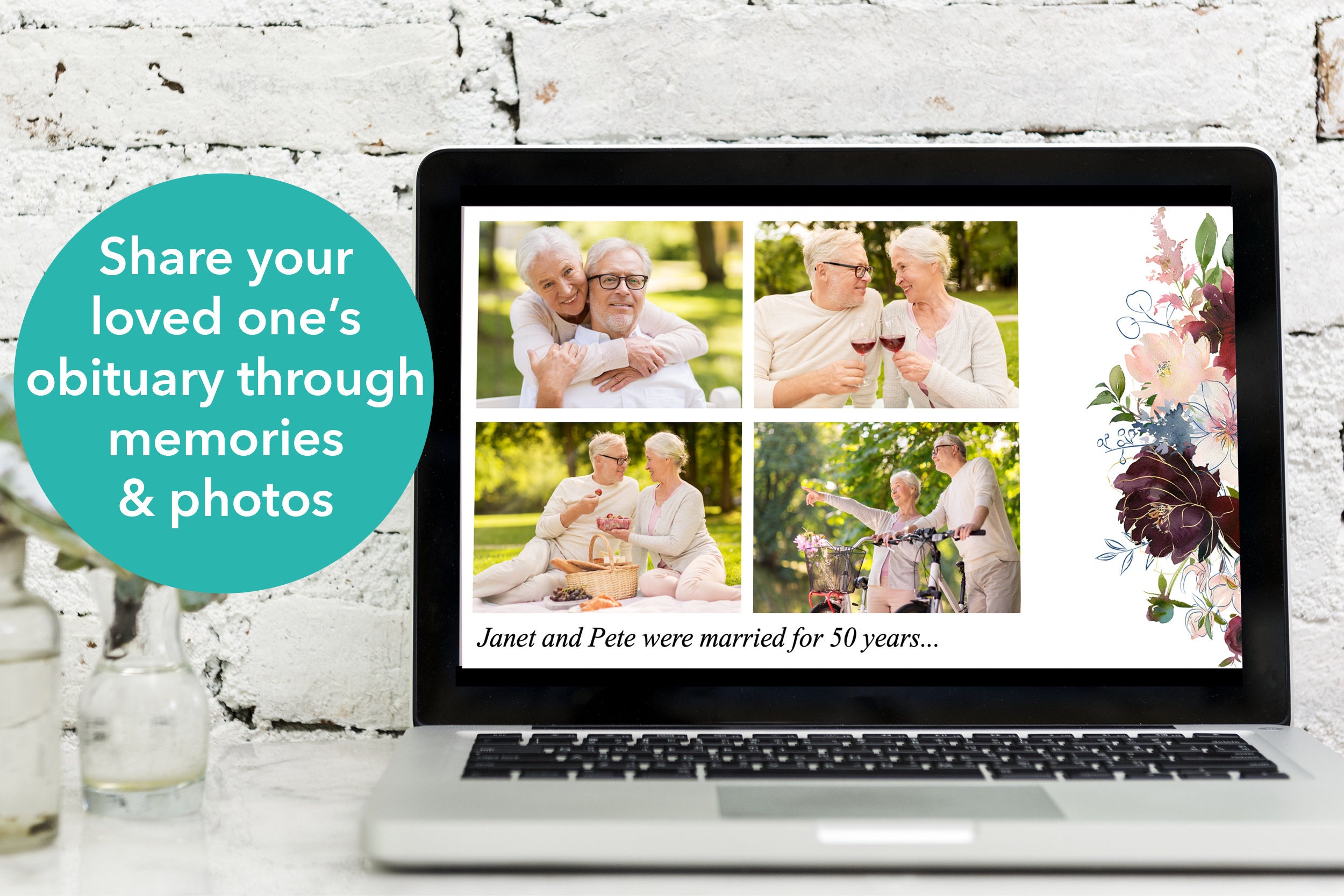 Celebration of Life Powerpoint Template Funeral Slideshow Etsy