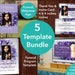 see more listings in the Funeral Template Bundles section