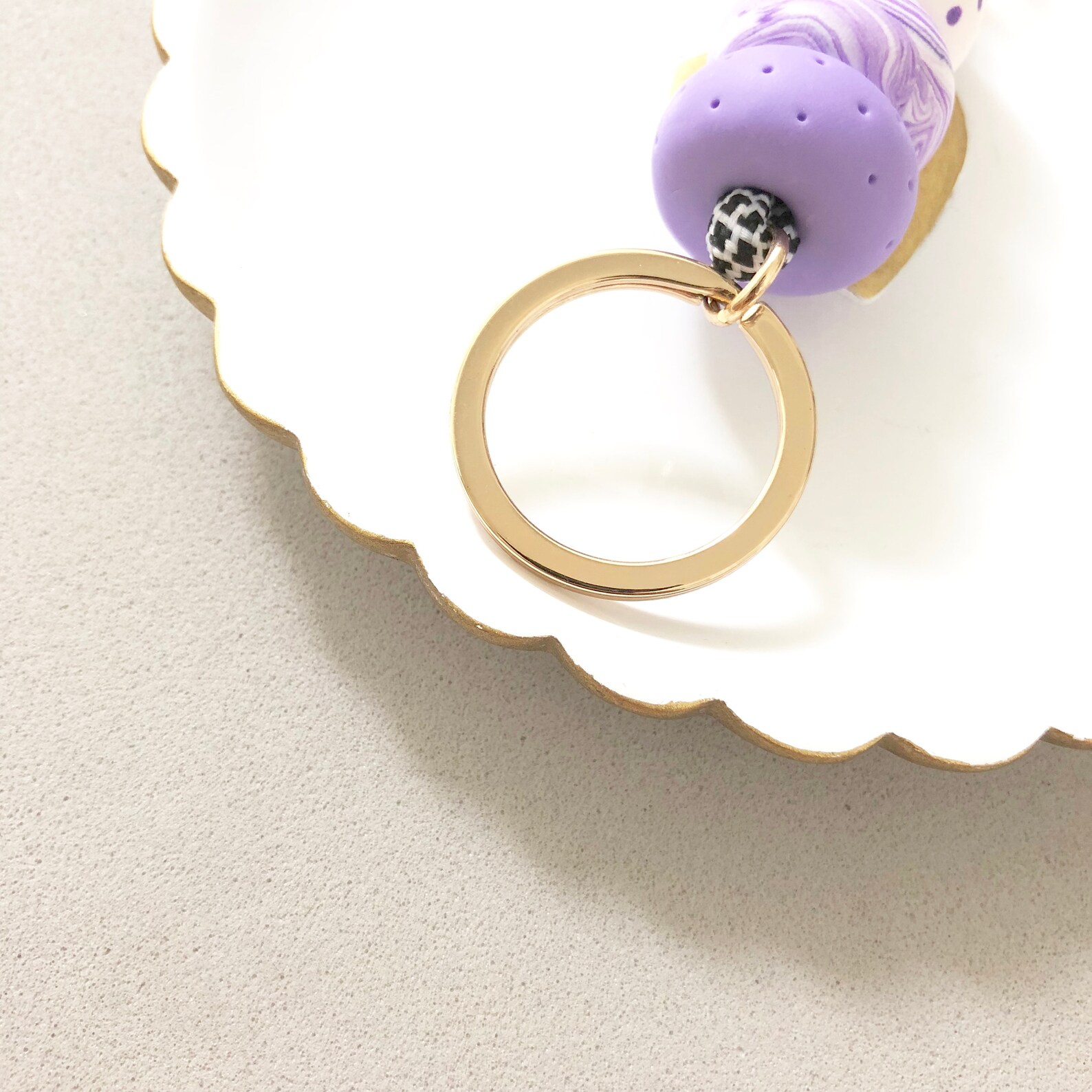 Keychain / Purple Keychain / Purple Charm / Purple Bag Charm Etsy