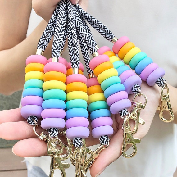 Teacher Rainbow Keychain