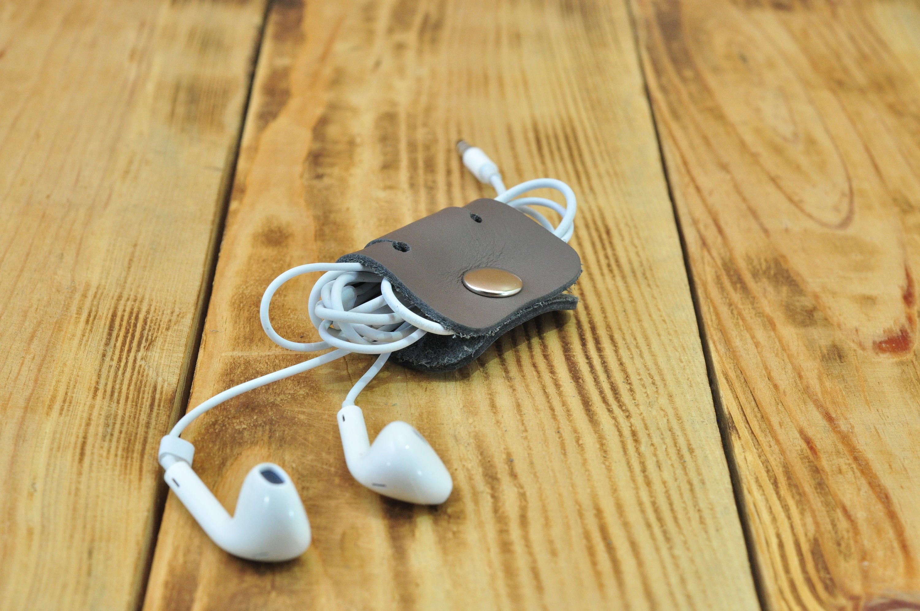 Earbud holder Cable holders gray Wire holders Earphone Etsy