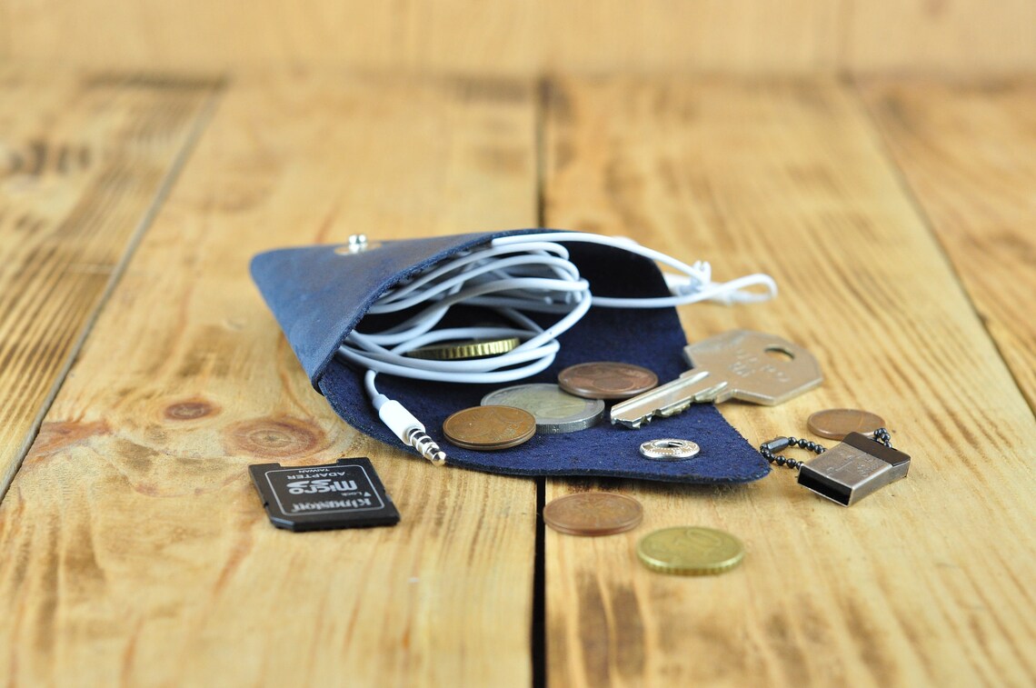 Coin pouch Coin purses Earbud case Diy headphone case Coin Etsy