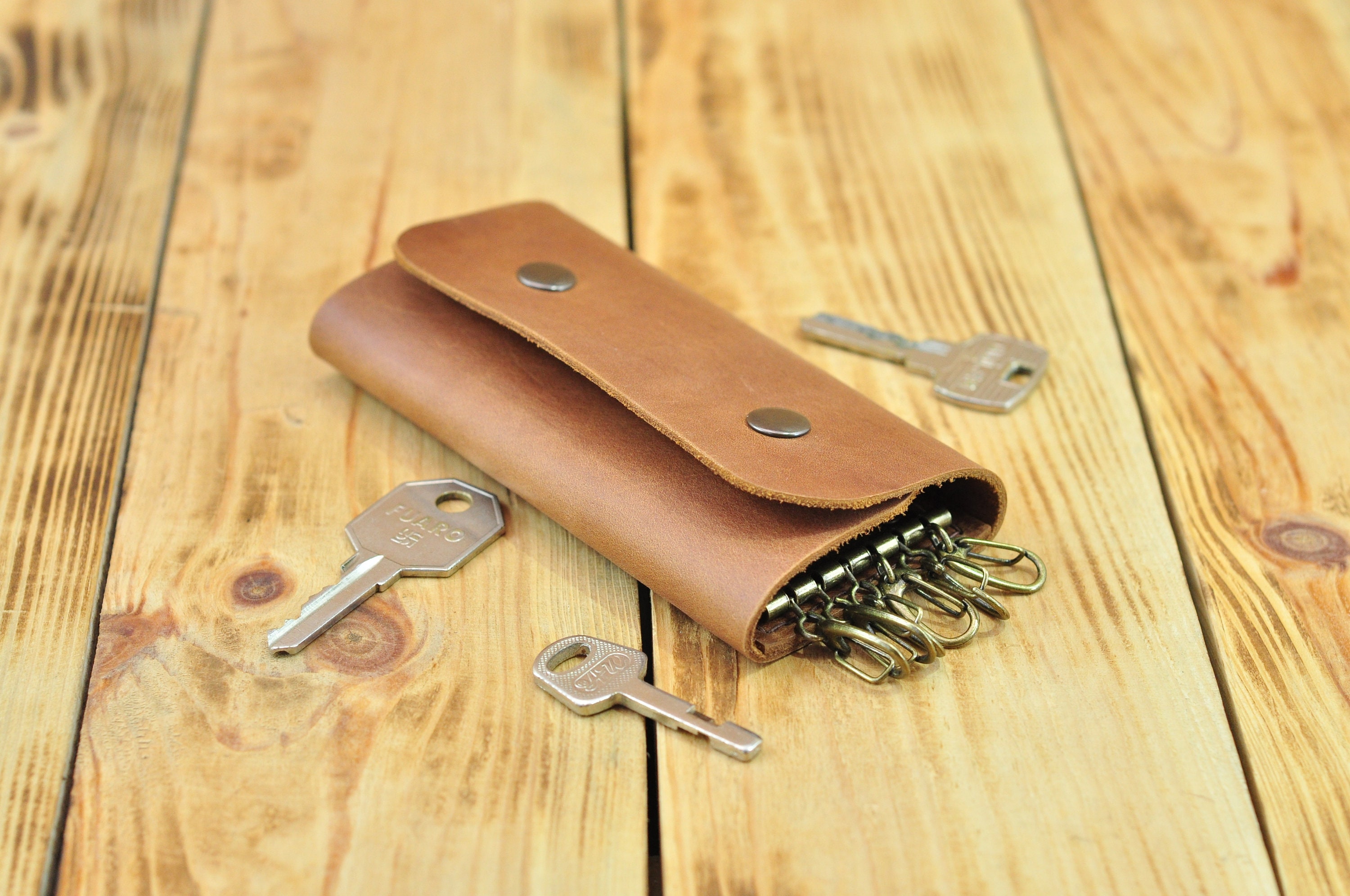 Key holder Key case Key wallet Leather key case Key Etsy