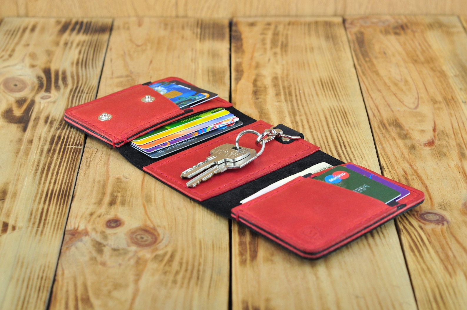 Credit card key holder Card holder keychain Keychain card Etsy