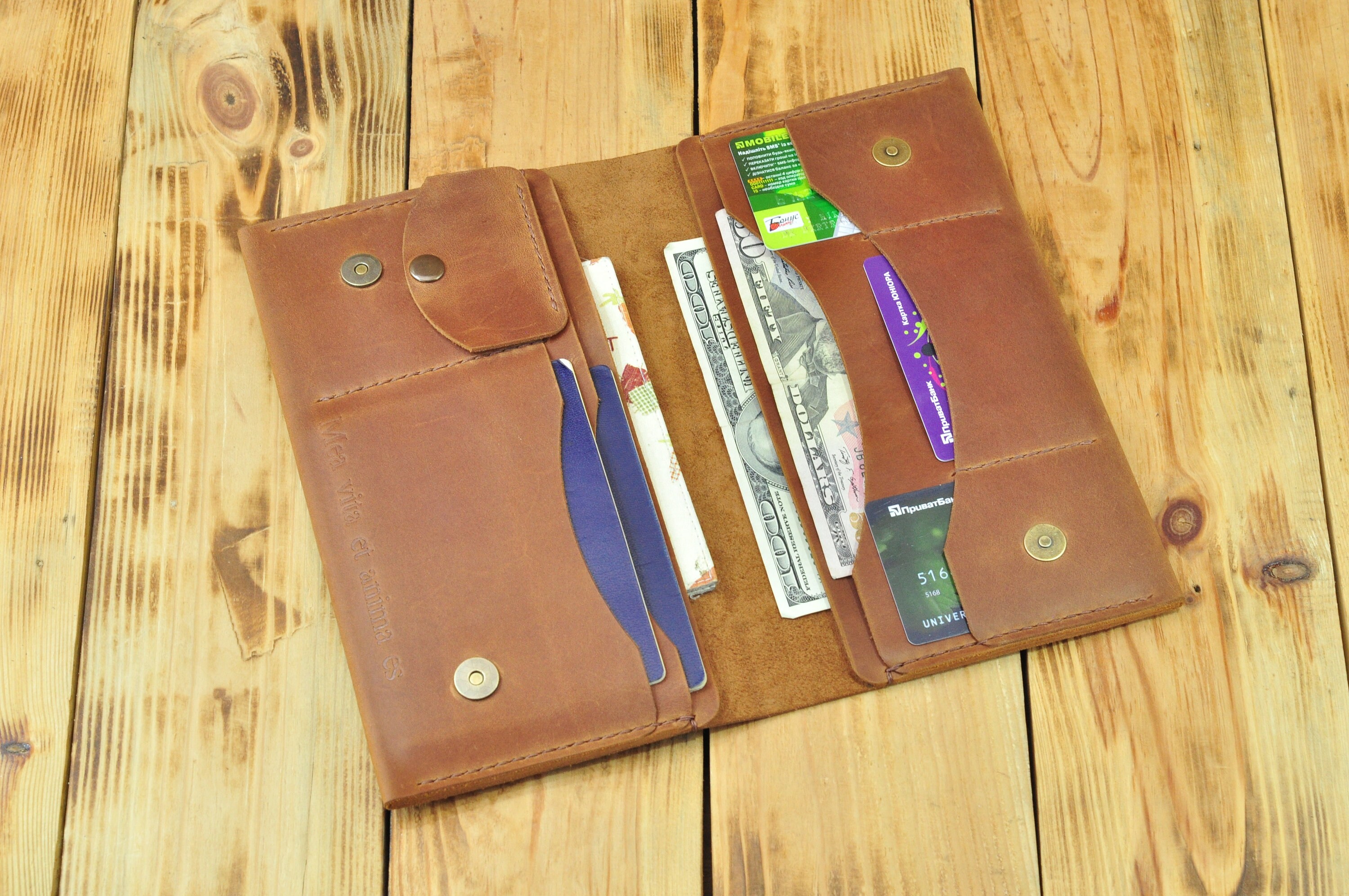 customized travel document wallet